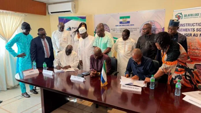 Sierra Leone and So Afri Loge Ink Deal for Public Servant Housing