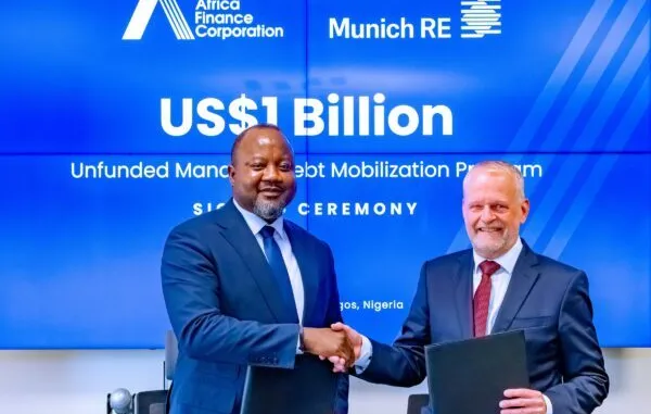 Africa Finance Corporation and Munich Re Launch $1 Billion Debt Program