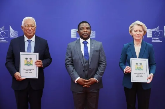 Sierra Leone Ambassador Presents Credentials to EU Leadership