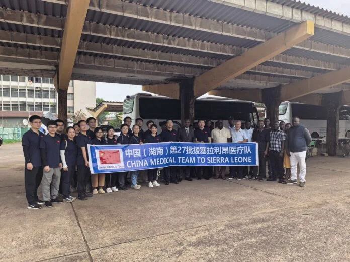 Chinese Medical Team Offers Free Health Services to Sierra Leone Government Workers