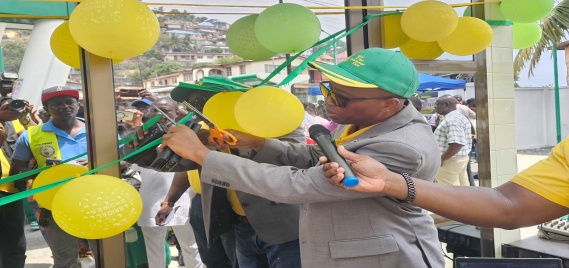NP (SL) Limited Commissions Upgraded Kissy Bye Pass Fuel Station in Freetown
