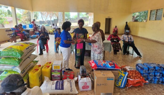 Rotary Club of Freetown Donates Supplies, Initiates Water Well Project for Elderly Home